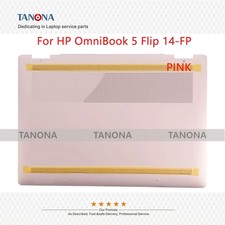 New For HP OmniBook 5 Flip 14-FP Lower Bottom Base Cover Case D Shell PINK