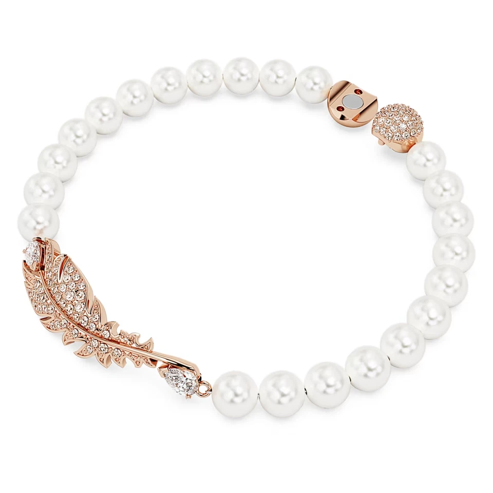 BNIB SWAROVSKI Nice bracelet Magnetic closure, Feather & Gift Bag £139.99 — 第 3/4 张图片