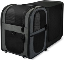 Pet Carrier Backpack for Large/Small Cats and Dogs, Puppies, Safety Features and