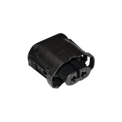 NAMZ, Scheinwerferstecker, Abblendlicht, 2 Pin, Schwarz 02-17 V-Rod (NU)
