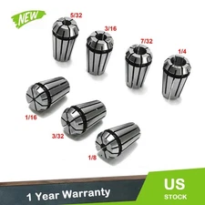 7PC ER11 Spring Collet Kit For CNC Milling Lathe Tool Engraving Machine Steel
