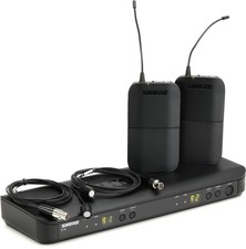 Shure BLX188/CVL Dual Channel Wireless Lavalier System - H9 Band