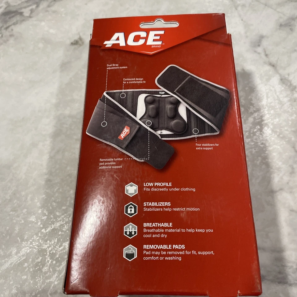 Estabilizador de espalda ACE Deluxe con soporte lumbar Foto 3 de 4