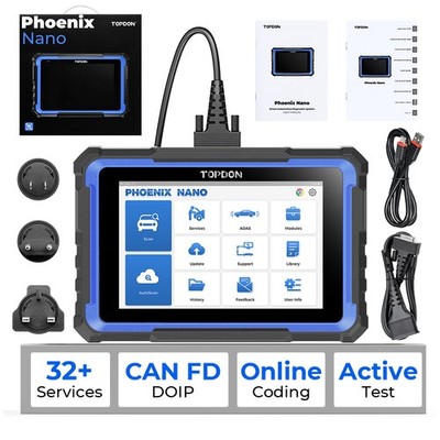 TOPDON Phoenix Nano OE-level Online Coding Active Test Key Programming Scanner