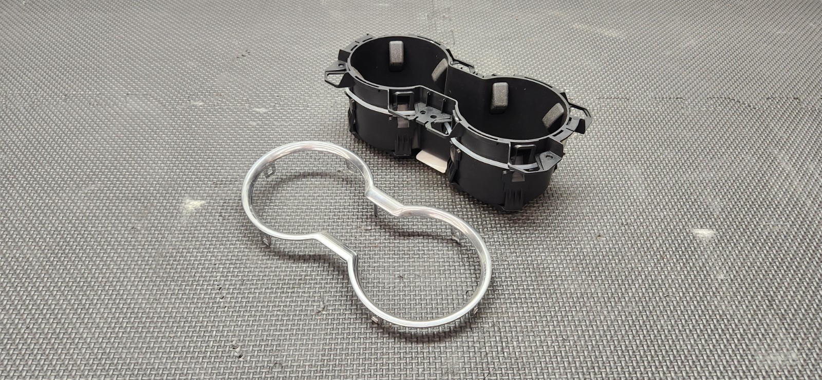 2024-2025 Ford Mustang GT Center Console Cup Holder "Nickel" Insert OEM