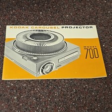 1970s Kodak 700 Slide Carousel Projector Instruction Manual Vintage