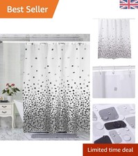 71x71 Zoll Moderner Mosaik Grau Duschvorhang - Schimmelresistent & Elegant