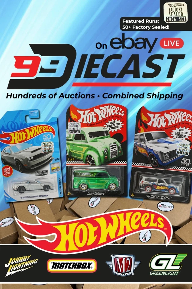 📦✨ Featured: Factory Sealed! Hot Wheels, GreenLight, M2 & More! 09/07