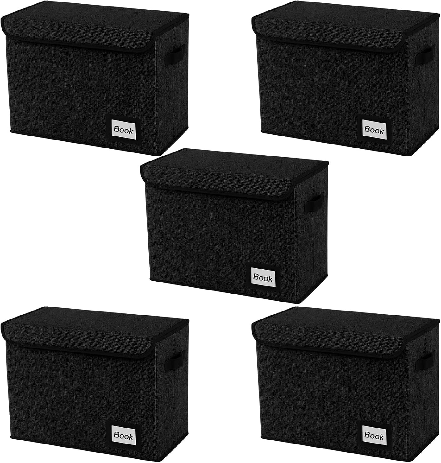 5 Pack Comic Book Storage Boxes 15.8"x7.8"x11.8"