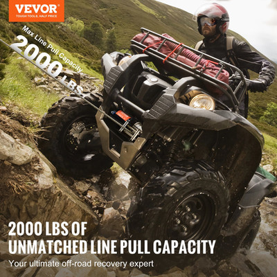 Electric Winch, IP55 Waterproof for Towing UTV ATV Off-Road