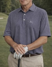 Rhoback Collared Golf Shirt M Red White Blue American Flag Lightweight Patriotic