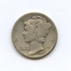 1927-D Mercury Dime - 90% Silver - Free Shipping