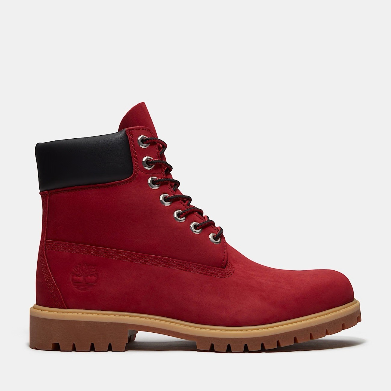 's Timberland Premium 6 Waterproof Boots Dark Red Cherry Gum