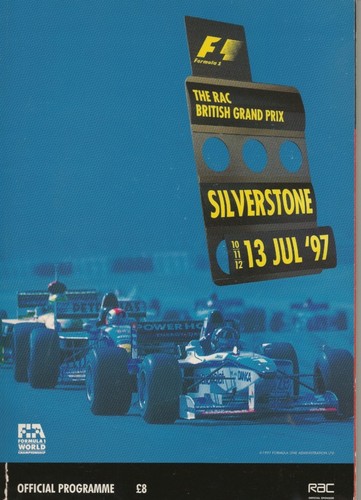 1997 Formula-1 The British Grand Prix Silverstone Program