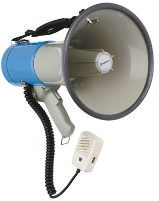 25 W Megaphon lauter Hagel Lautsprecher inkl. Sirene & Schultergurt für Wahlen etc.