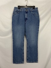 Gitano Vintage Womens Size 14 Blue High-Rise Straight Leg Cotton Denim Jeans