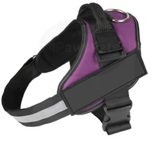 No Pull Dog Pet Harness Adjustable Control Vests Dogs Reflective XXS-XL PURPLE