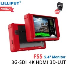 LILLIPUT FS5 5.4" FHD HDR 3G-SDI 4K HDMI Camera Video Monitor 3D LUT Waveform