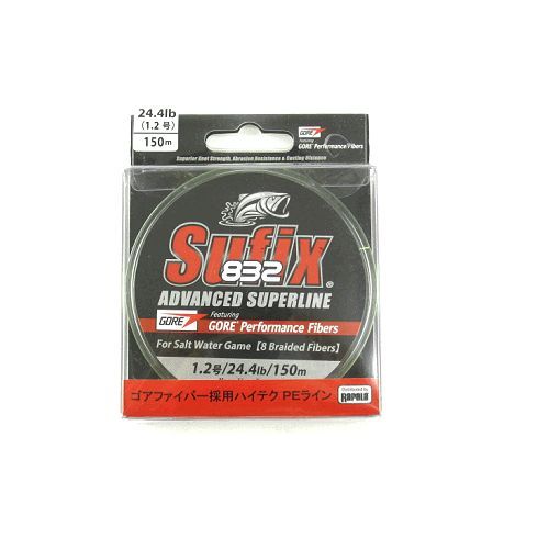 Rapala Sufix 832 ADVANCED SUPER PE LINE SW Spiel 150m 8 geflochtene Linie - Bild 1 von 1