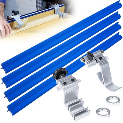 KMS8000 Precision Trak & Stops Kit Miter Saw Woodworking Guide Measuring System