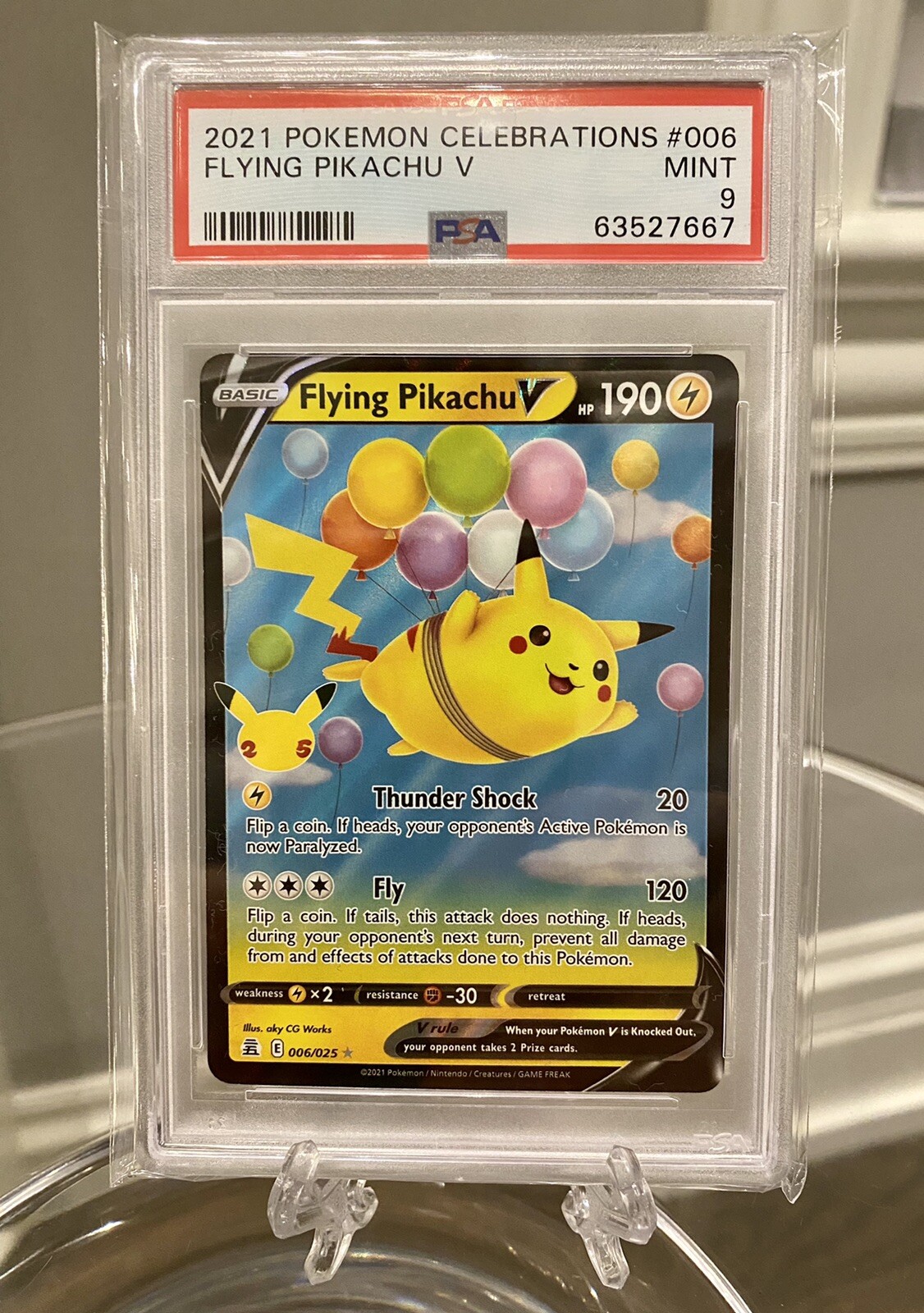 anniversary flying pikachu