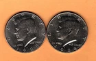 Kennedy Half Dollars 1988P & 1988D,  2 Very Nice Coins, Very lightly circulated!