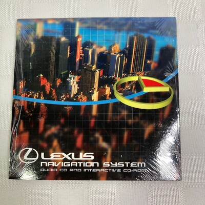 Lexus Navigation System Audio CD and interactive CD-Rom - New Sealed 2003