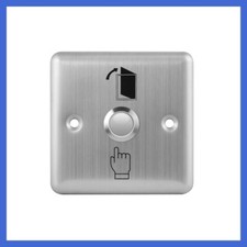 Door Switch Stainless Steel Door Exit Push Release Button for Access Control