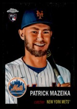 2022 Topps Chrome Platinum Anniversary Patrick Mazeika #196 New York Mets