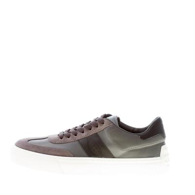 TOD'S Herren Schuhe Sneaker Freizeit aus edlem weichem Nappaleder aschgrau