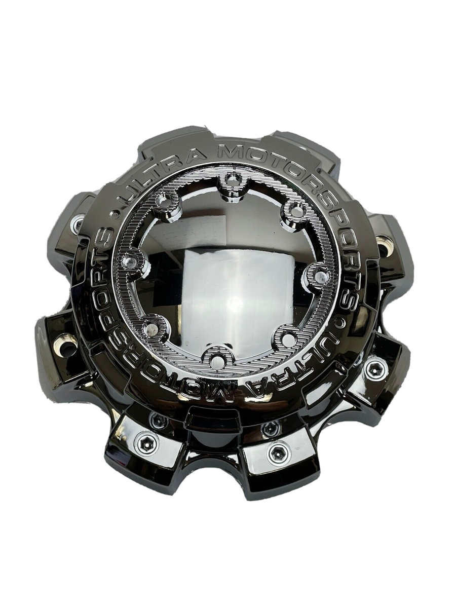 Ultra Motorsports Chrome 8 Lug Wheel Center Cap 89-9879 C800806 | eBay