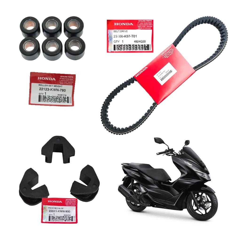 Honda GENUINE PCX 125 2018 2019 2020 Drive Belt Kit + Rollers +