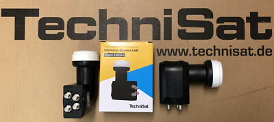 TechniSat SATMAN 65 Plus &ndash; Parabola 65cm Beige Con Twin LNB, Full HD/4K UHD &ndash; Nuova!
