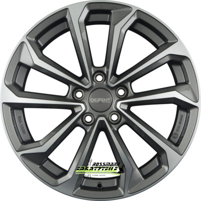 Dezent KS gunmetal polished 7.5x19 ET51 - LK5/114.3 ML67.1 Felge Alu