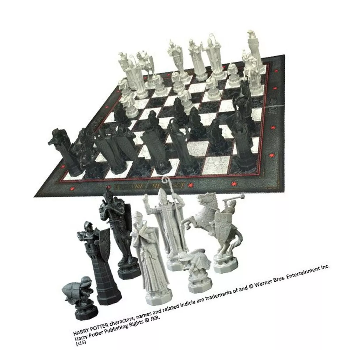 The Noble Collection Harry Potter Wizard Chess Set - 32 Detailed