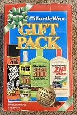 Kit de cuidado de coche cera de regalo 2001 acabado de cera de tortuga vintage finales de 1990’s
