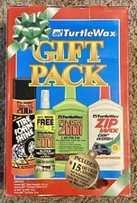 Vintage Turtle Wax Finish 2001 Gift Wax Car Care Kit Late 1990’s