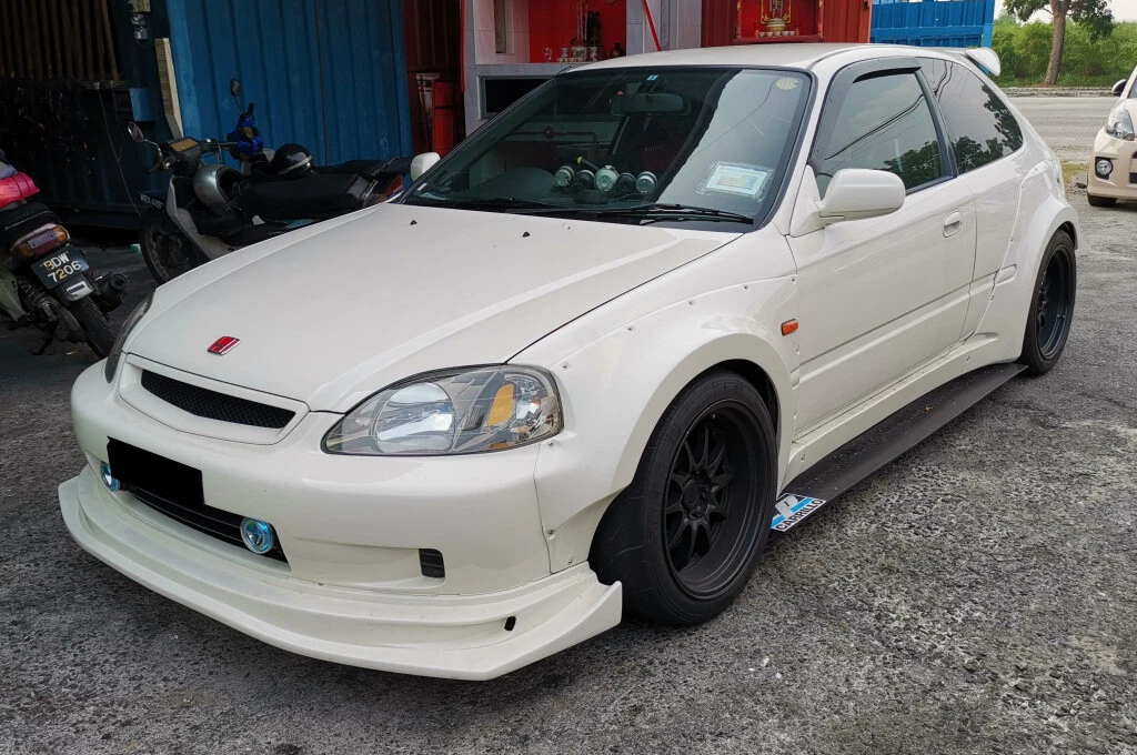 FIT FOR HONDA CIVIC EK9 M M STYLE WIDE FENDERS KIT