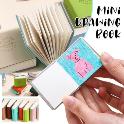 Mini Drawing Books Square Watercolor Sketchbooks Painting Paper Art Supplies
