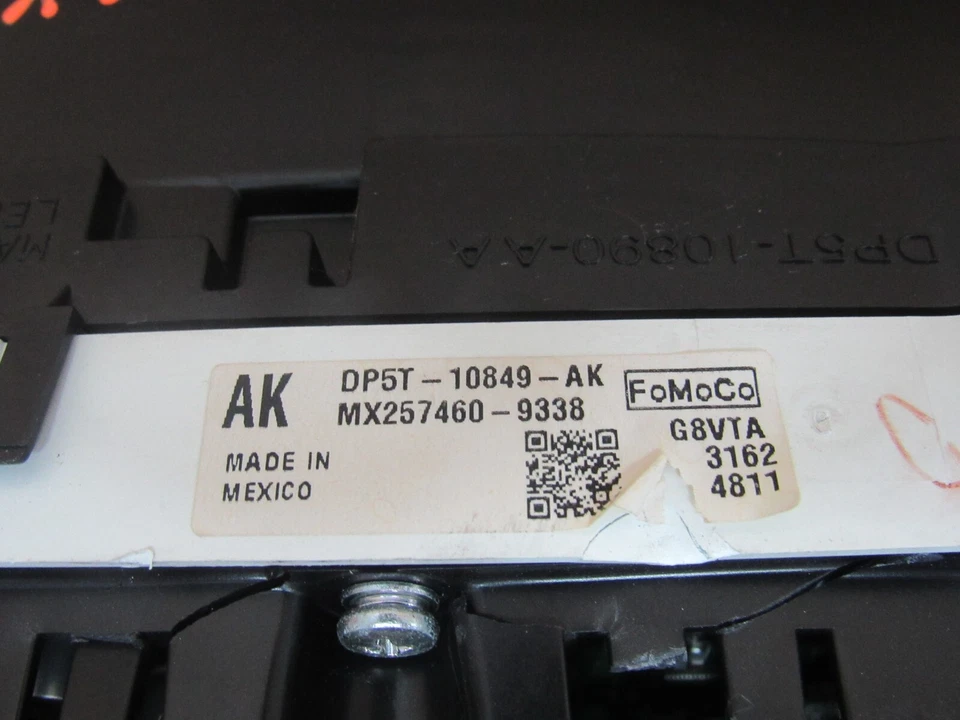 2013 Lincoln MKZ cabeça de instrumento medidor de velocidade cluster fabricante de equipamento original 262.858 milhas - Imagem 3 de 4