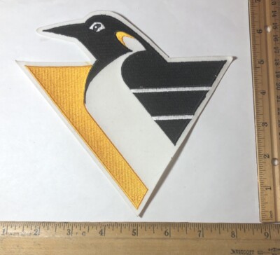 Pittsburgh Penguins Logo Iron On Patch NHL Ice Hockey 7” x