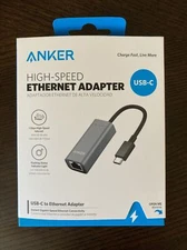 Anker USB C to Ethernet Adapter, Portable 1-Gigabit Network Hub