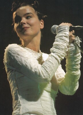 Bjork, On Stage, Mid 1990s - Mini Poster & Card Frame