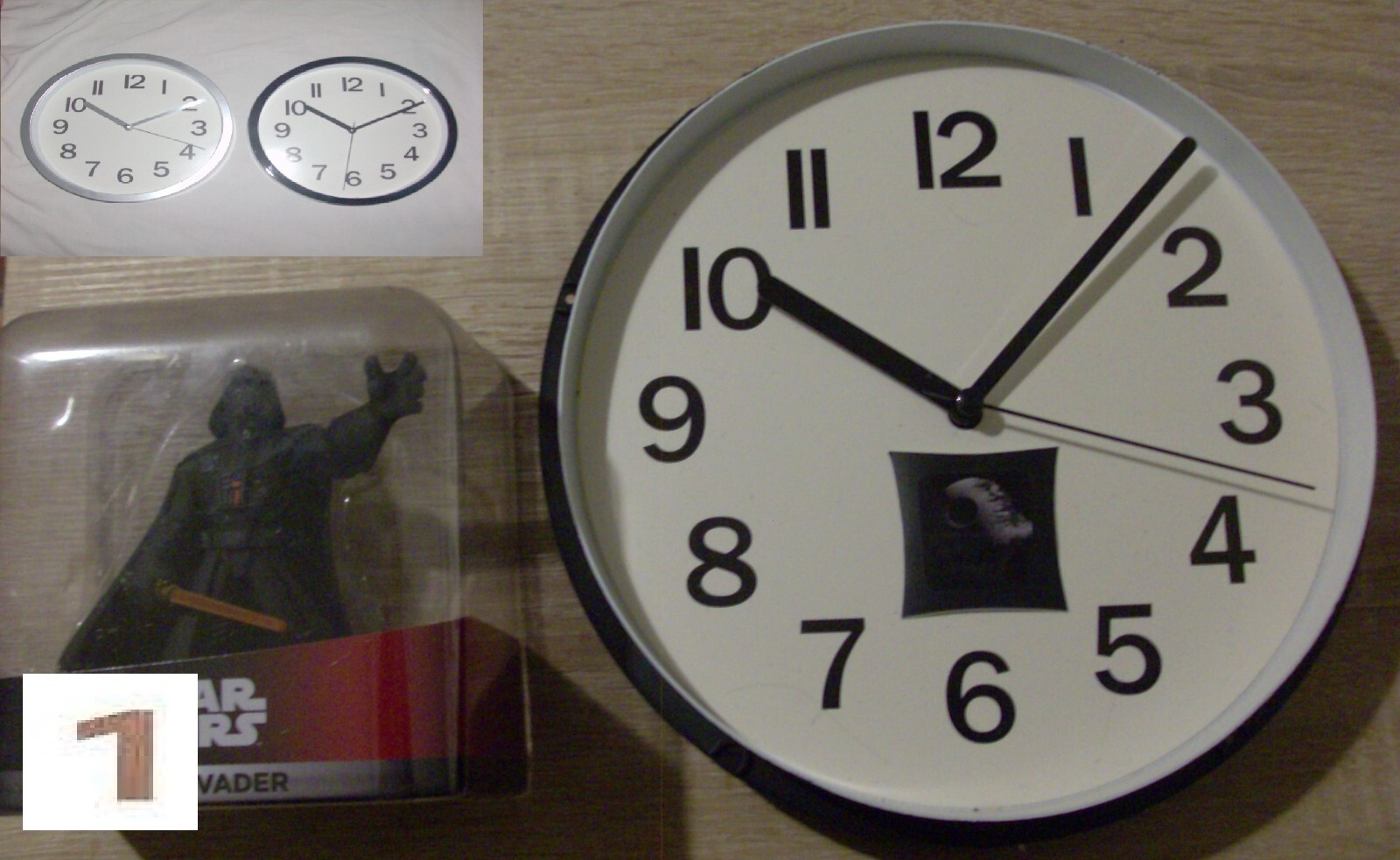 Pendule Star Wars et figurine Darth Vader le cadeau idéal pour fan de science-fiction
