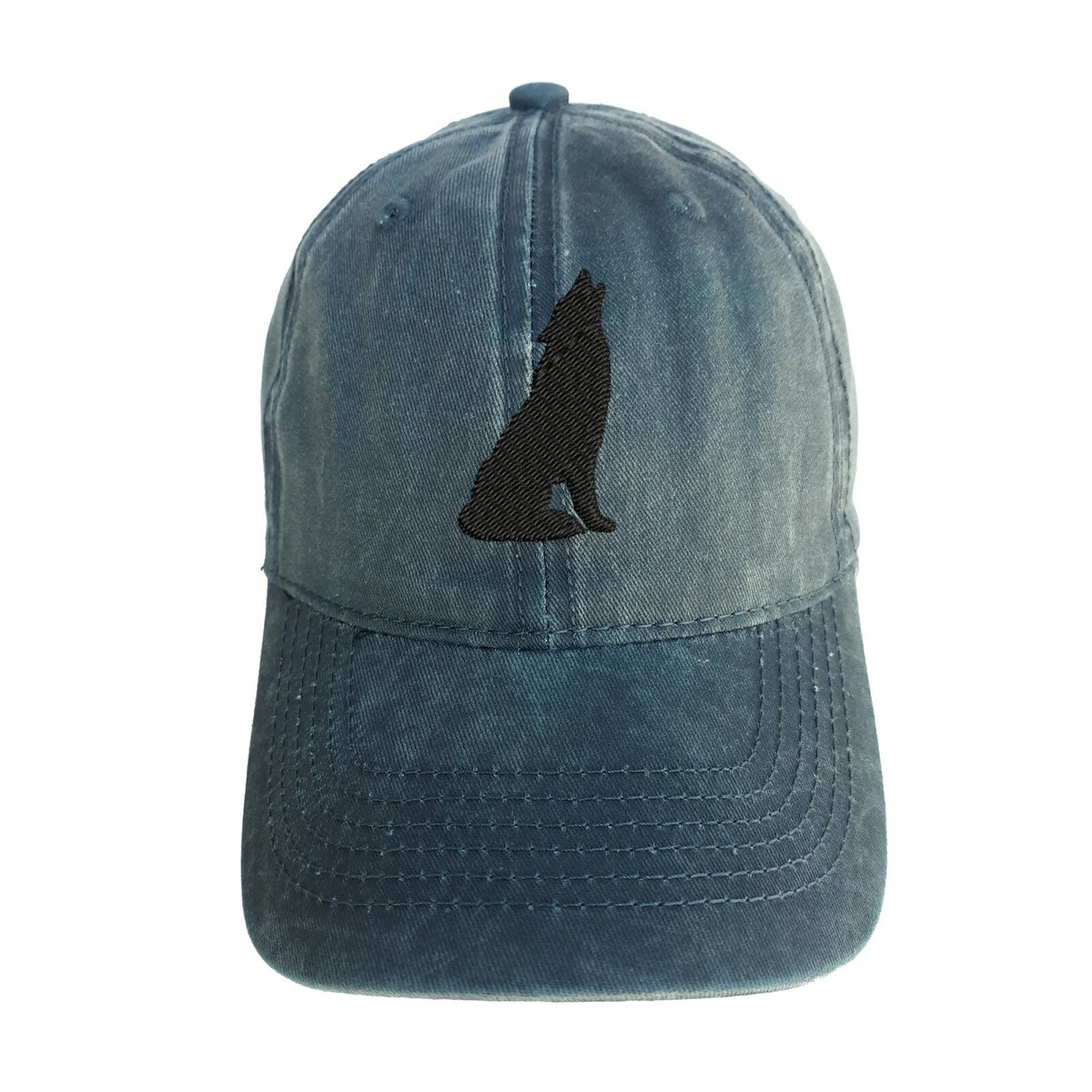 Women\'s Animal Embroidered Baseball Cap Black Gray Lightweight Casual Wolf Women main image 3