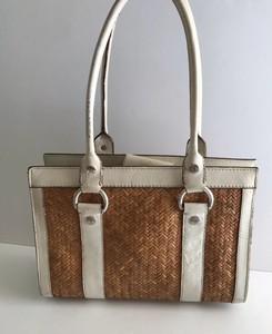 michael kors straw tote bag