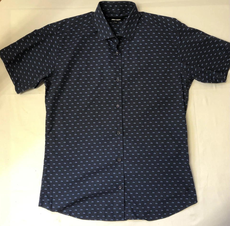 Lot of 3 Jared Lang Men’s Size Medium Shirts Short Sleeve Button Ups Excellent - Image 2 of 4