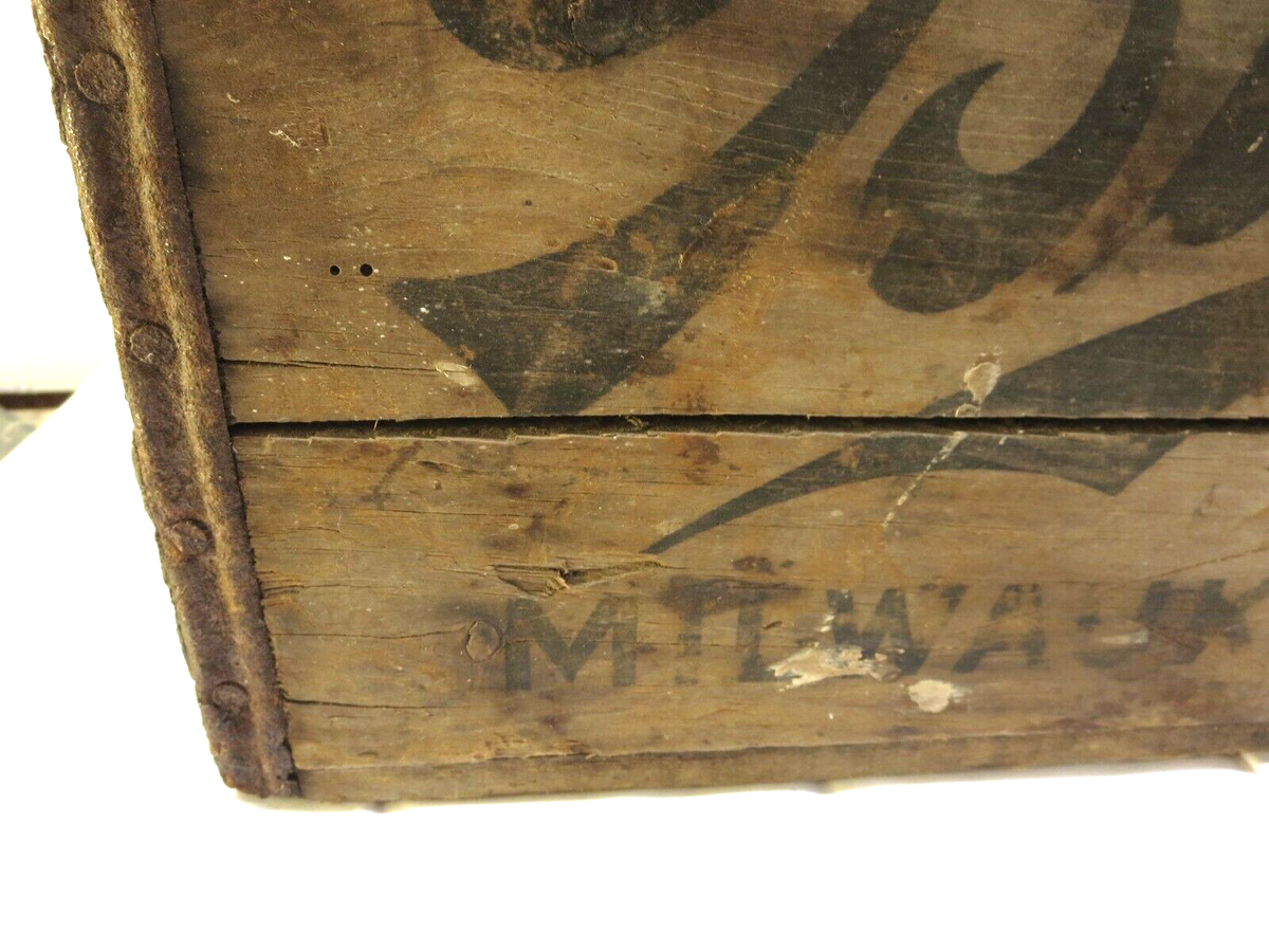 Antique 1933 Prohibition Era Wood Blatz Beer Crate/box, Brewers