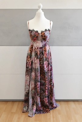 Maxikleid Sommerkleid Partykleid Kleid von Missguided Gr. 40 Leo Look