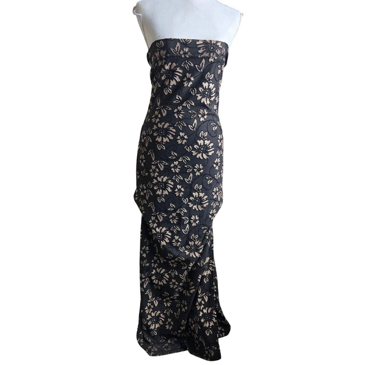 35 inch long dress Long Dress With Cut Out main image 1